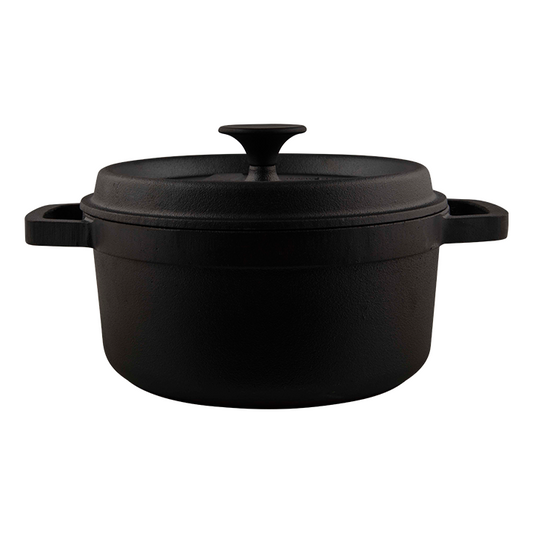 Comnox - The Windmill Gietijzeren BBQ Pan M - Krachtige warmteverdeling - Veelzijdig gebruik - Gietijzer - Zwarte pan
