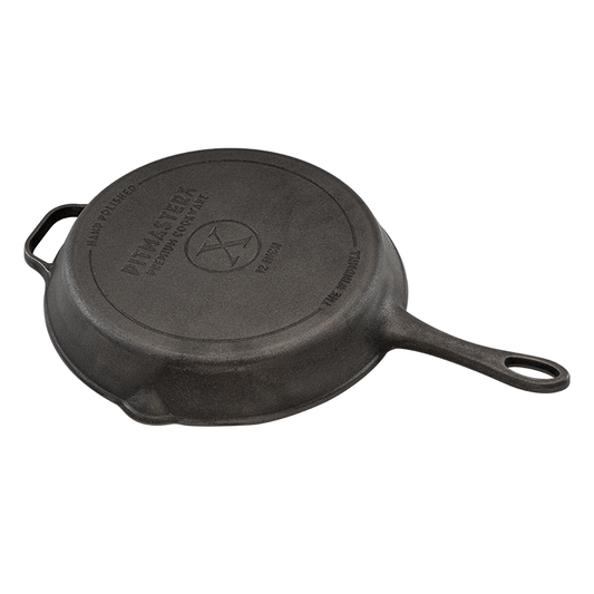 Comnox - The Windmill PitmasterX Hand Polished Skillet - PFAS Vrij - Non Stick - 12" - Handgepolijst - Outdoor & Indoor Koken