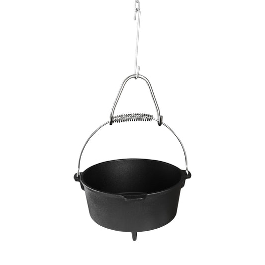 Comnox - RVS Dutch Oven Haak - Comfortabel aan driepoot bevestigen - Stabiliteit boven het vuur - 13 x 11,5 x 4 cm - 140 gram - RVS
