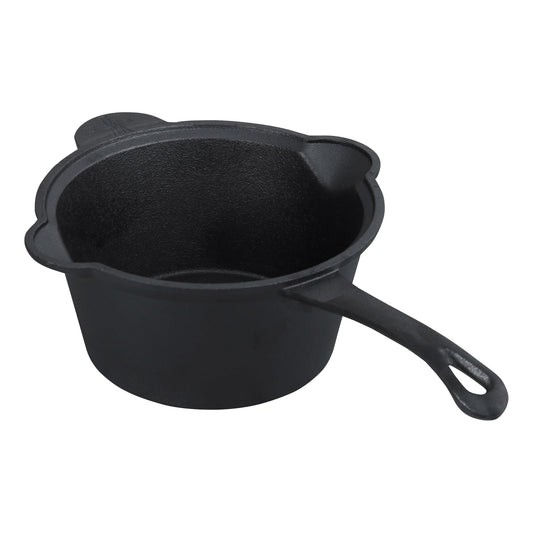 Comnox - The Windmill Saus Pan - Gietijzeren Sauspan – Perfect voor BBQ, Oven & Gasfornuis – Dik Gietijzer – Voorbehandeling – Warmtevasthoudend – 200mm