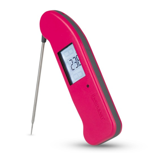 Comnox - Thermapen ONE Raspberry Limited Edition - Direct binnen een seconde - Warm & Koud perfect - Thermokoppel ETI - Roestvrij staal probe - IP67 waterdicht