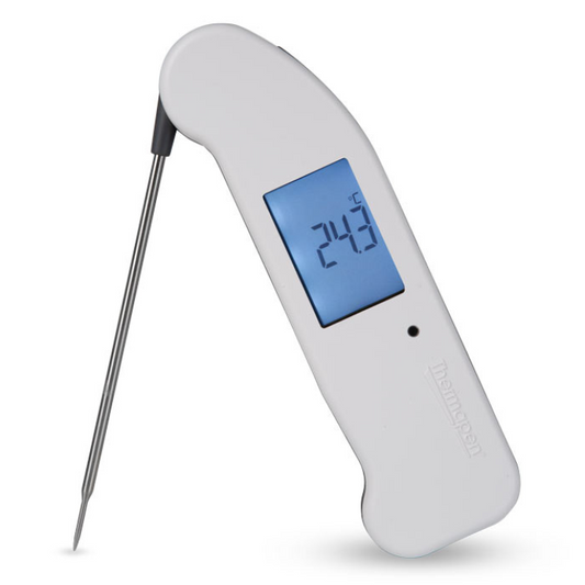 Comnox - Thermapen ONE Wit - Direct binnen een seconde - Eenvoudig te reinigen - Thermokoppel ETI - Roestvrij staal - IP67 - snel & betrouwbaar