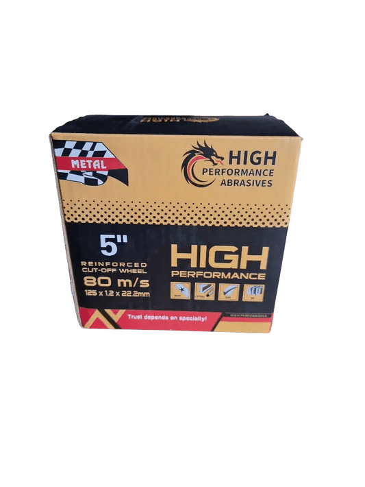 Comnox - Metaal Slijpschijven 125x1.0mm – 50 Stuks – Ideaal voor staal & RVS – Max 12200 RPM – Precisie – 125x1.0 mm