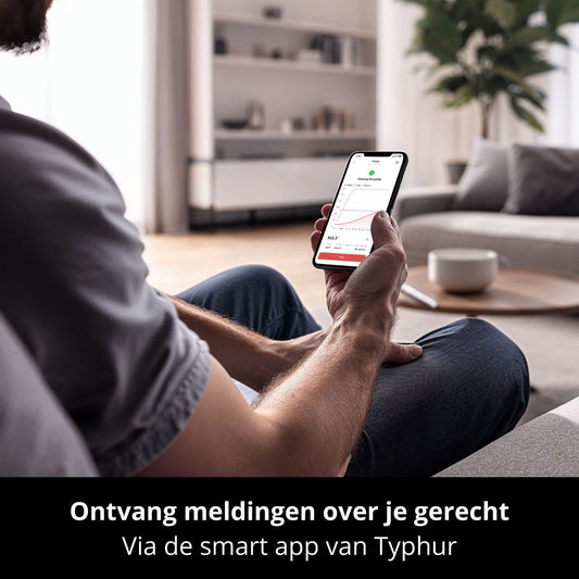 Comnox - Typhur Sync One - draadloze thermometer voor de perfecte kookervaring - volledige vrijheid zonder kabels - 6 sensoren - Bluetooth 5.3 - Wi‑Fi - 2,4” display