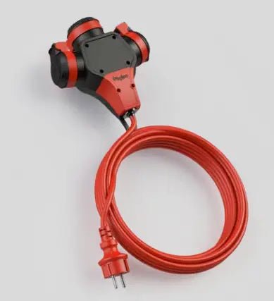 Elektrische component met waarschuwing label NEDA CATII