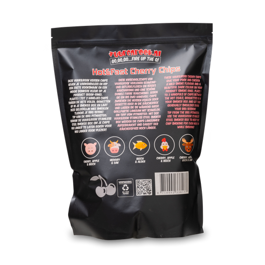 Hot&Fast Cherry Chips BBQ rooksmokkertjes meerdere smaken