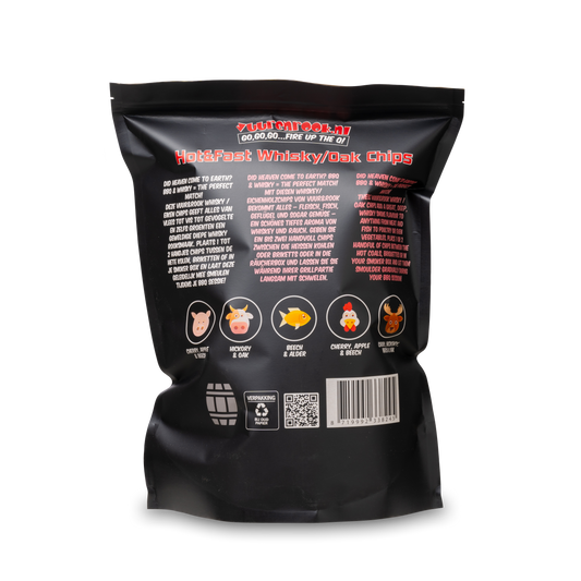 Hot&Fast Cherry Chips BBQ rooksmokkertjes meerdere smaken