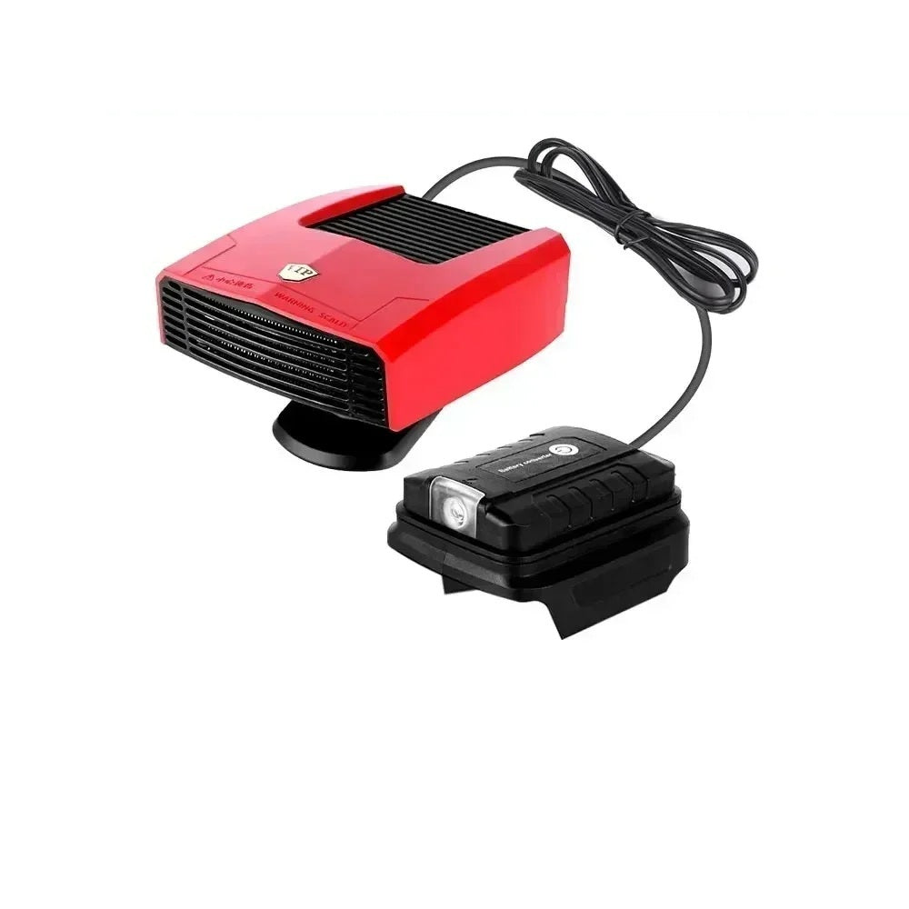 Comnox 4-in-1 Auto Verwarming - 600W - Voorruit Ontdooien & Destogen - Rood/Zwart - Voor Makita 18V Batterij - Comnox Company