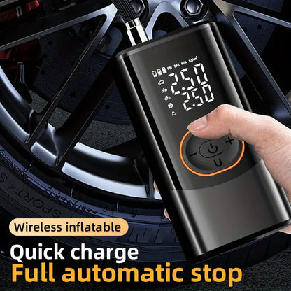 Draagbare Elektrische Bandenpomp – Compact, Krachtig & Slim Display