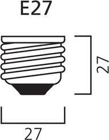 10 x Verhuisfitting E27 met kroonsteen - Set van 10 E27 lampfittingen max. 60W