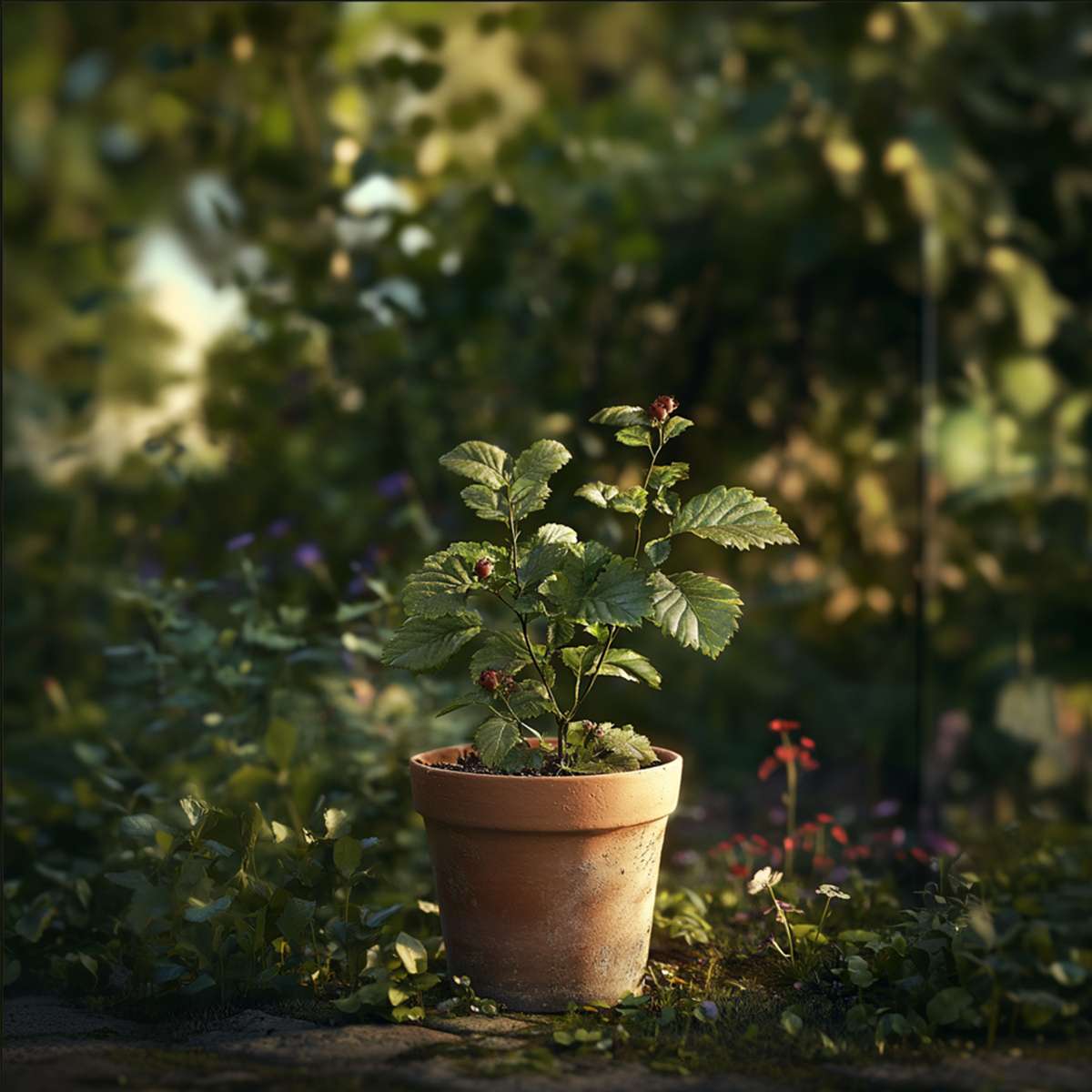 Rubus fruticosus - Set van 4 - Braam