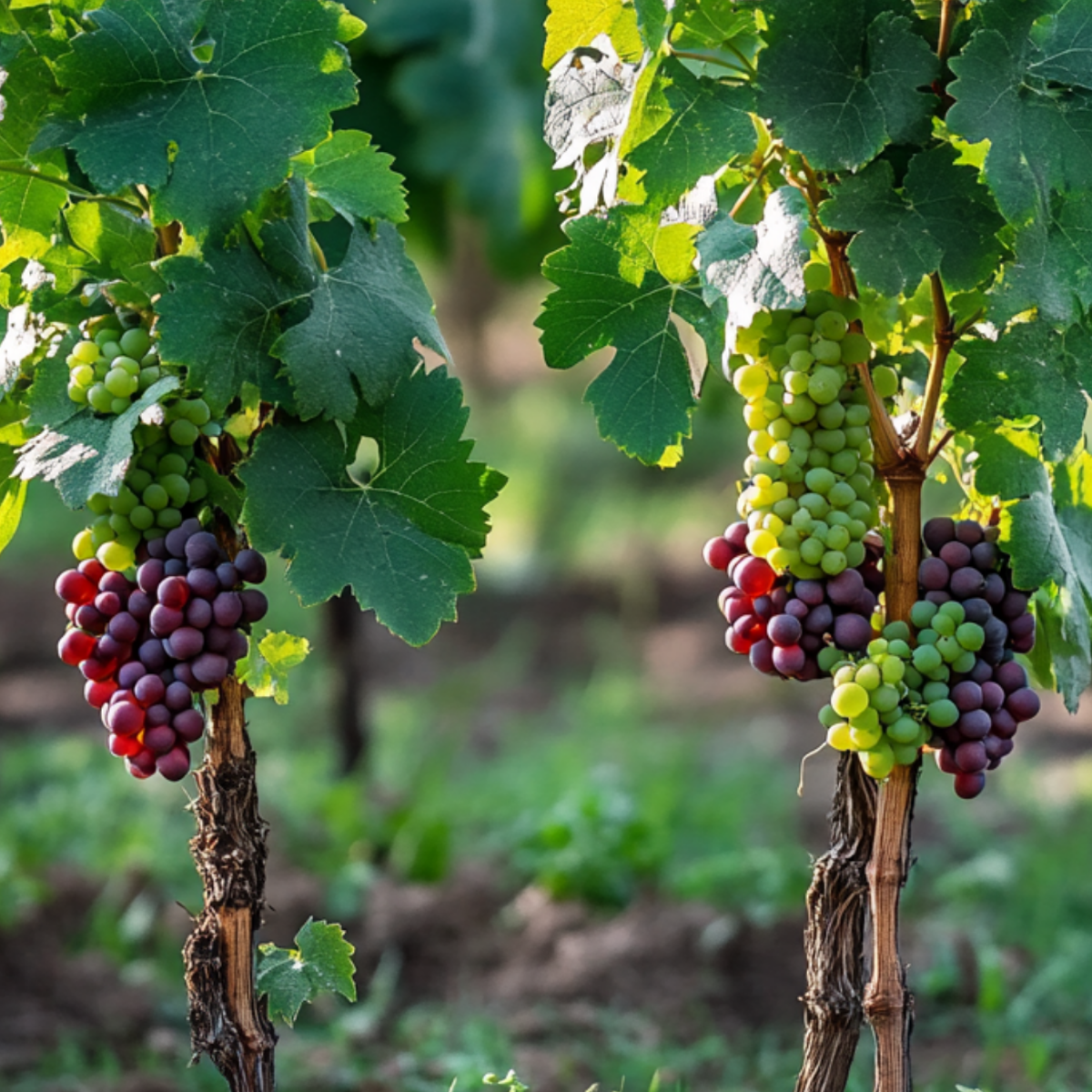 Wijnmix Vitis vinifera - 2 soorten - Druivenplant