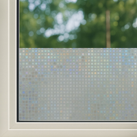 Comnox - AVOID® Raamfolie Mozaïek - Privacy en Regenboogeffect - Verschillende Maten