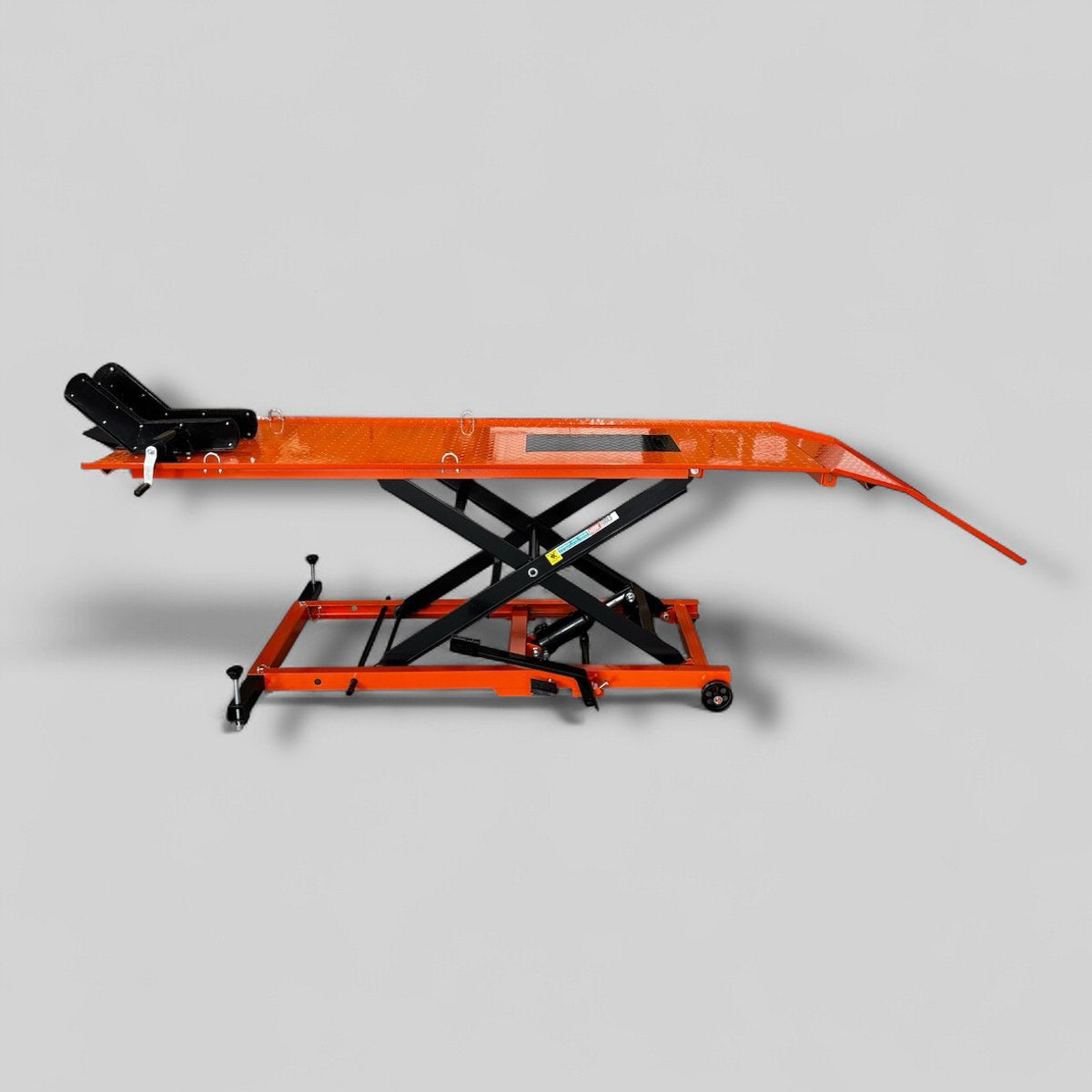 Comnox - HDK Motorheftafel 450KG - Extra lang 220cm met oprijplaat