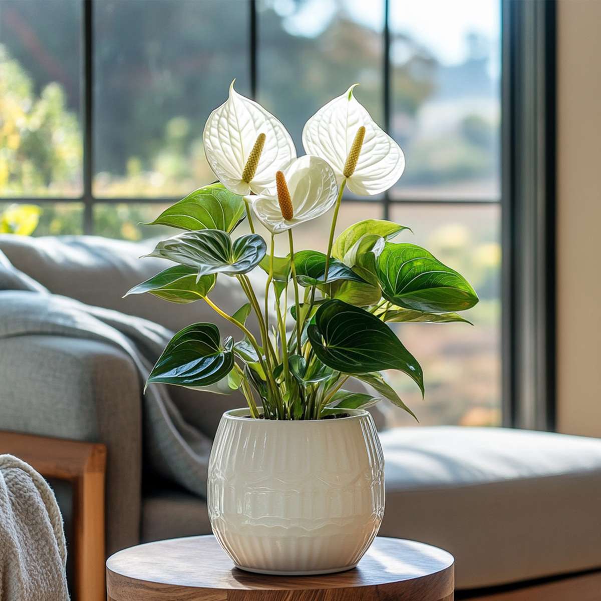 Anthurium 'Alpine White'