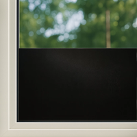 Comnox - AVOID® Verduisterende Raamfolie - 100% Lichtblokkerend - Zwart