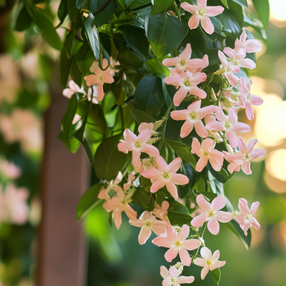 Trachelospermum 'Pink Showers' - Set van 2 - Jasmijn