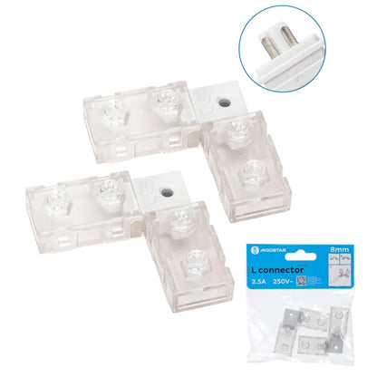 Lichtslang L-connector 2 stuks 230V AC - compleet