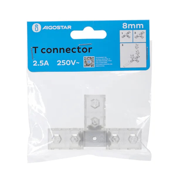 Lichtslang T-connector 230V AC - compleet