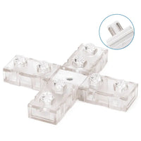 Comnox Lichtslang kruis-connector 230V AC - Eenvoudige vierweg verbinding - IP54