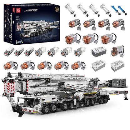 Comnox - Mould King - LTM 11200 Kraan Vrachtwagen Bouwset - 8506 Stuks - Compatibel met LEGO - Technisch Speelgoed - Wit - Comnox Company