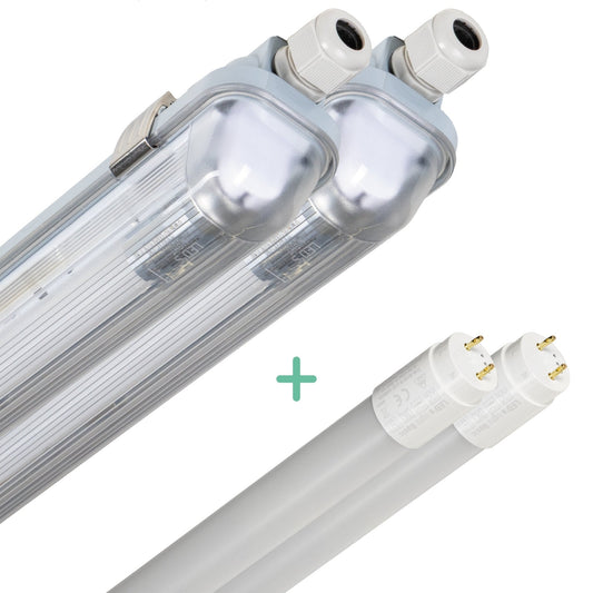 Comnox - LED TL lamp 120 cm - Heldere binnen & buiten verlichting - Stofdicht IP65 - 2130 lm - 4000K - 11,5W - 120cm