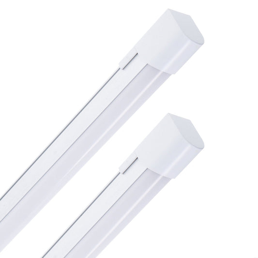 4x witte LED-lampen voor binnen met kabelverbinding