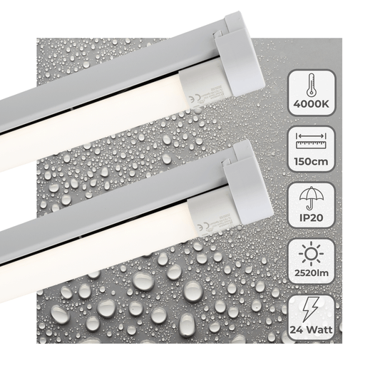 LED buislamp 150cm IP65 4000K 2750lm 24W