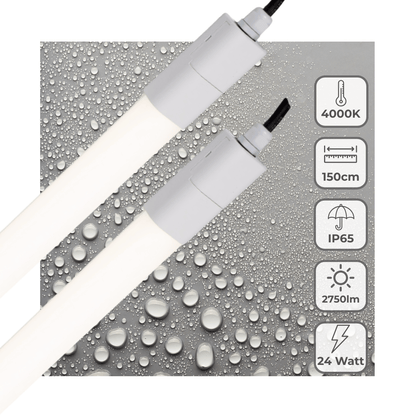 LED buislamp 150cm IP65 4000K 2750lm 24W