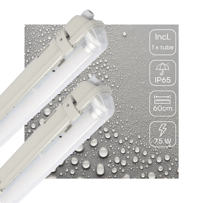 Comnox - Proventa LED TL armatuur met sensor - Waterdicht & Slagvast - 2-pack