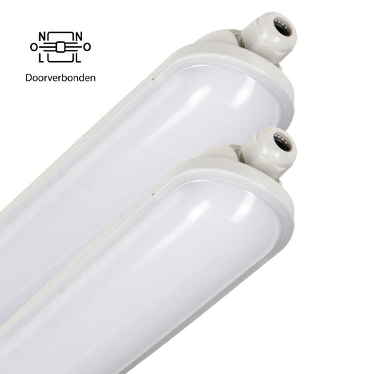 Comnox - LED's Light Pro Koppelbaar LED TL armatuur - Waterdicht & Robuust - 120 cm