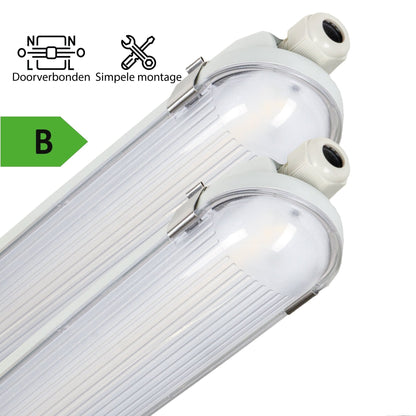 Comnox - Philips TL Strip 60 cm - Hoogwaardige LED verlichting voor werkplaatsen - Energiezuinig, waterdicht - IP65 - 2650 lm - 15W - 60 cm