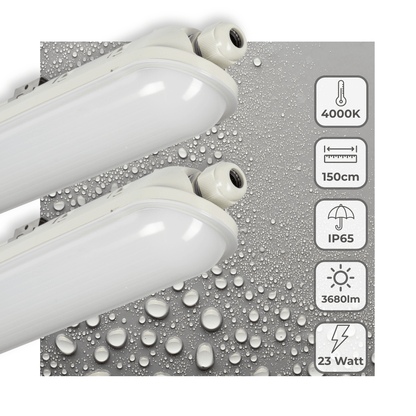 Comnox - LED's Light Pro Premium - Waterdichte LED TL armatuur - 150 cm - 3680 lumen