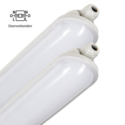 Comnox - LED's Light Pro Premium - Waterdichte LED TL armatuur - 150 cm - 3680 lumen