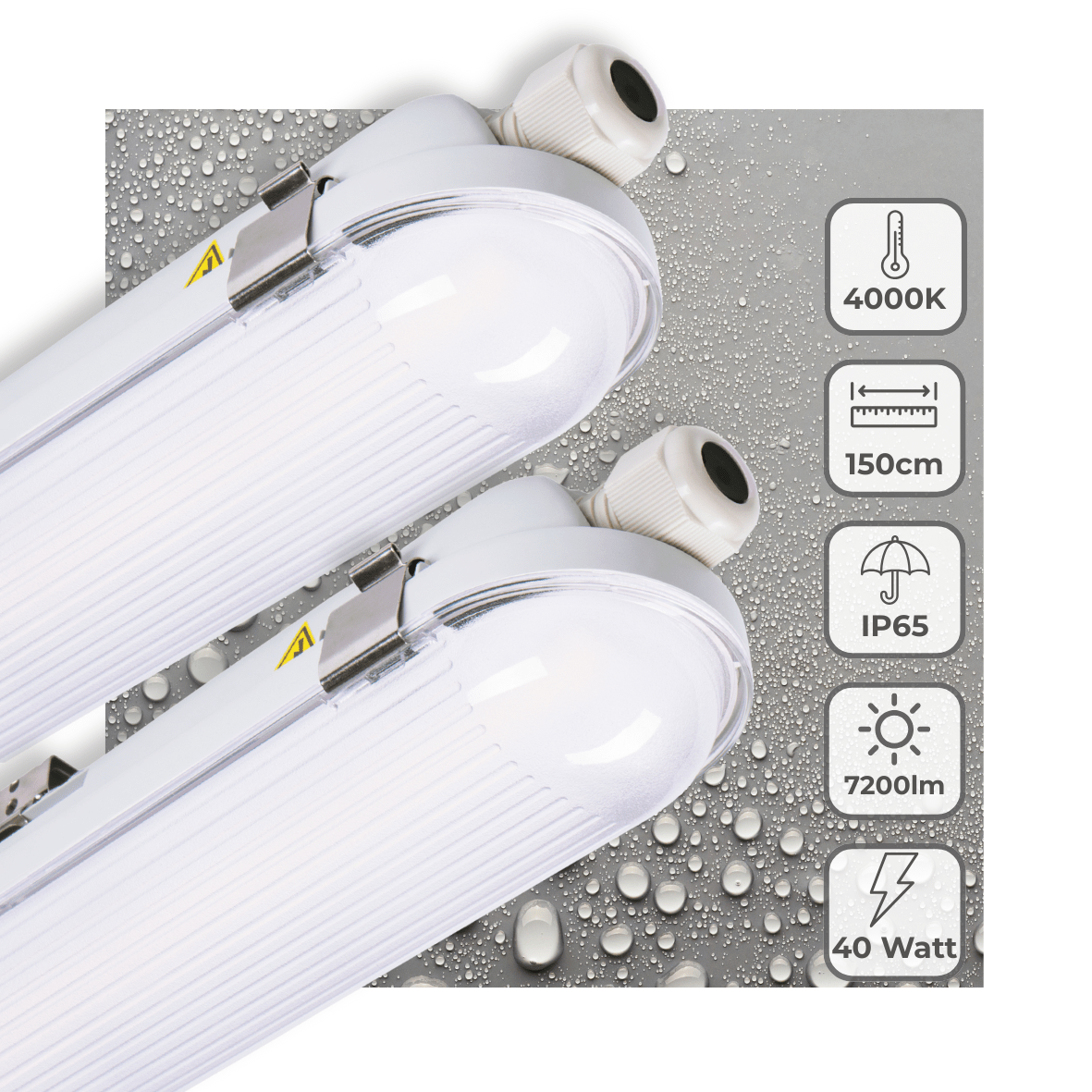 Comnox - Philips LED's Light Pro - Koppelbare TL armatuur - 150 cm