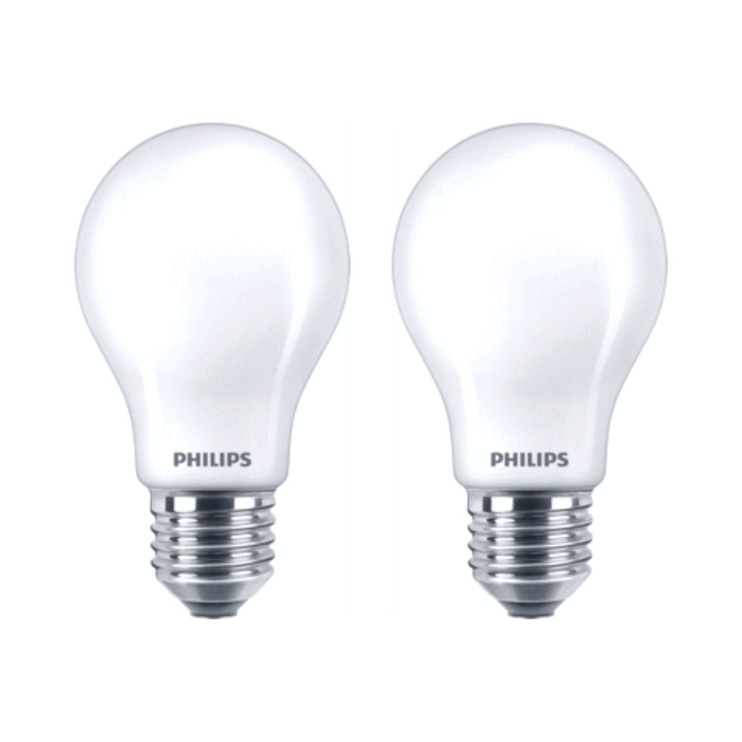 2-pack Philips LED Lampen E27 - Mat - Warm wit - 8.5W vervangt 75W
