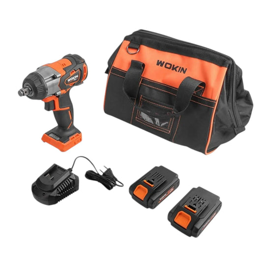 Comnox - Wokin 20V Accu Slagmoersleutel | Krachtig, Veilig en Comfortabel – 350 Nm – 1/2" Vierkante Aandrijving – LED Werklamp – 20V Li‑Ion