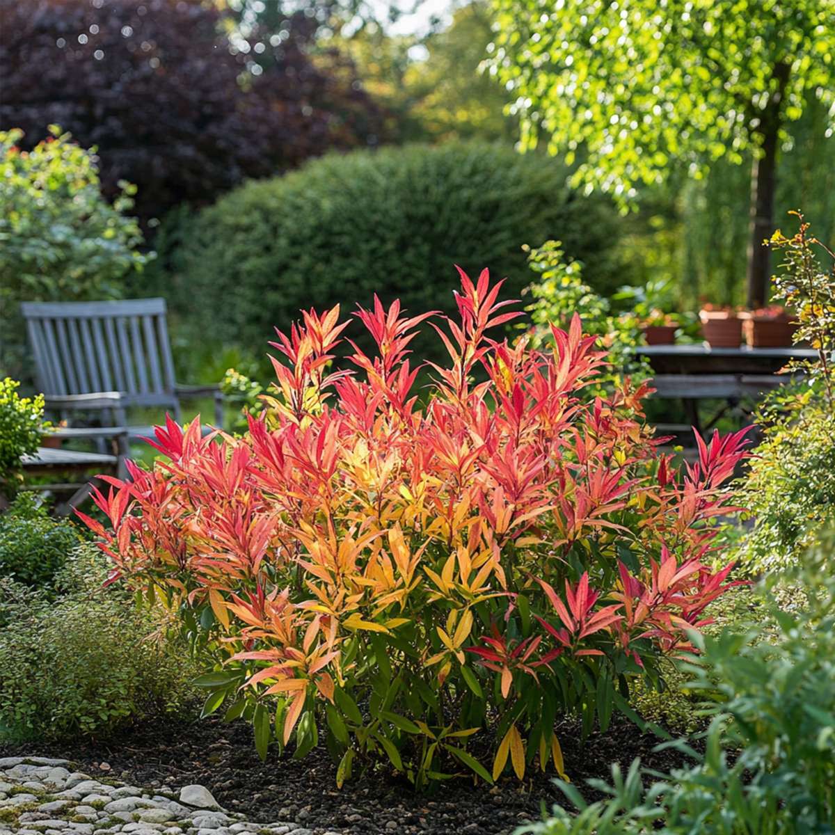Pieris 'Forest Flame' - Set van 2 - Rotsheide