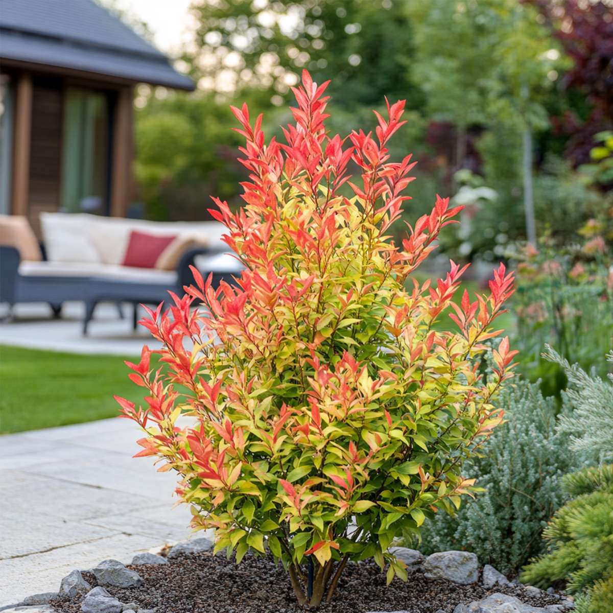 Pieris 'Forest Flame' - Set van 4 - Rotsheide