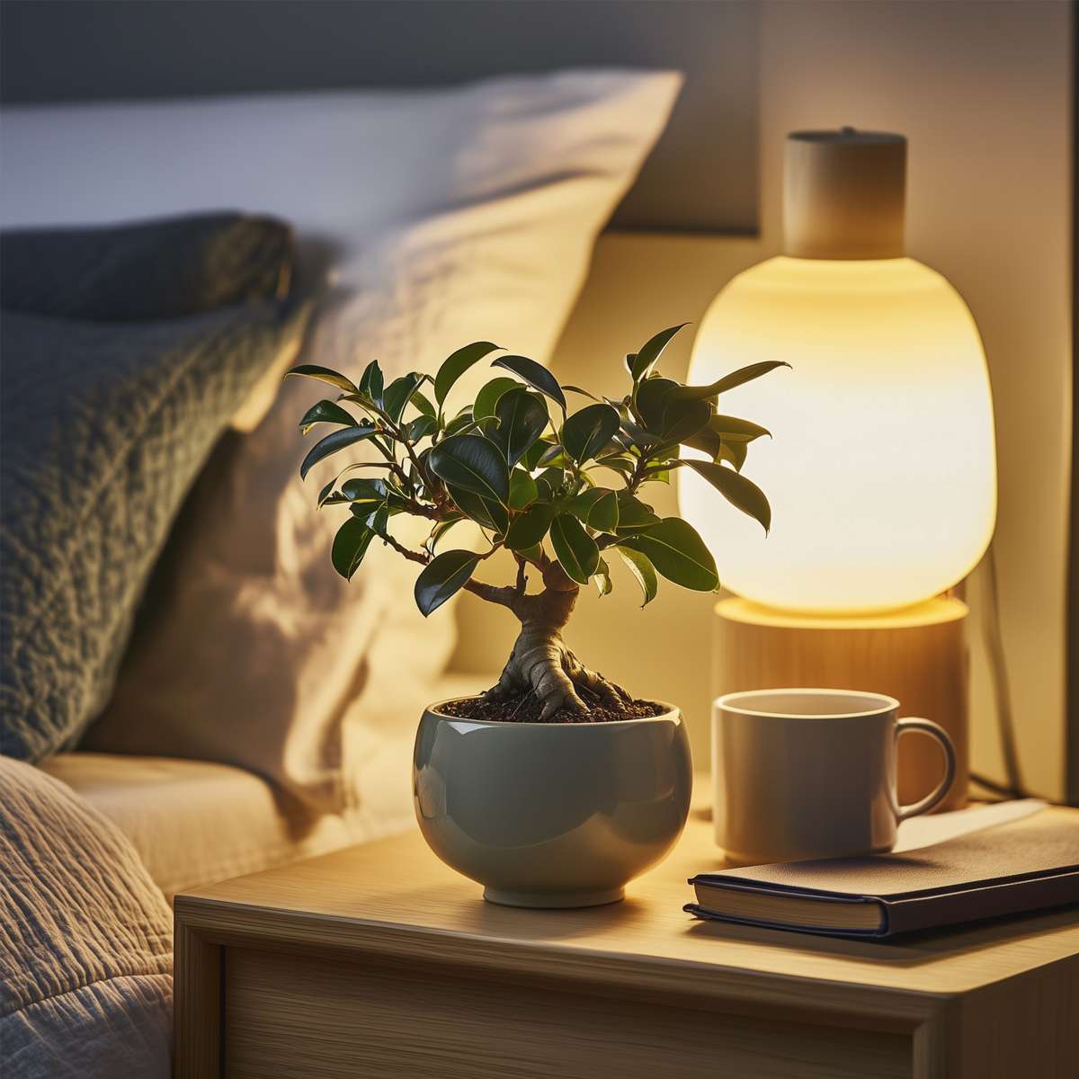 Ficus Ginseng - Japanse Bonsai - Set van 2