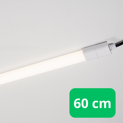 Moderne LED hanglamp wit kunststof industriële verlichting