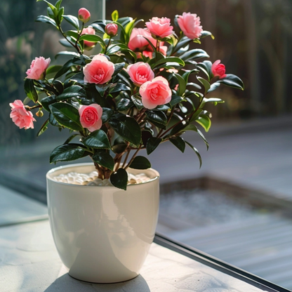 Camellia japonica 'Dr. King' - Japanse Roos