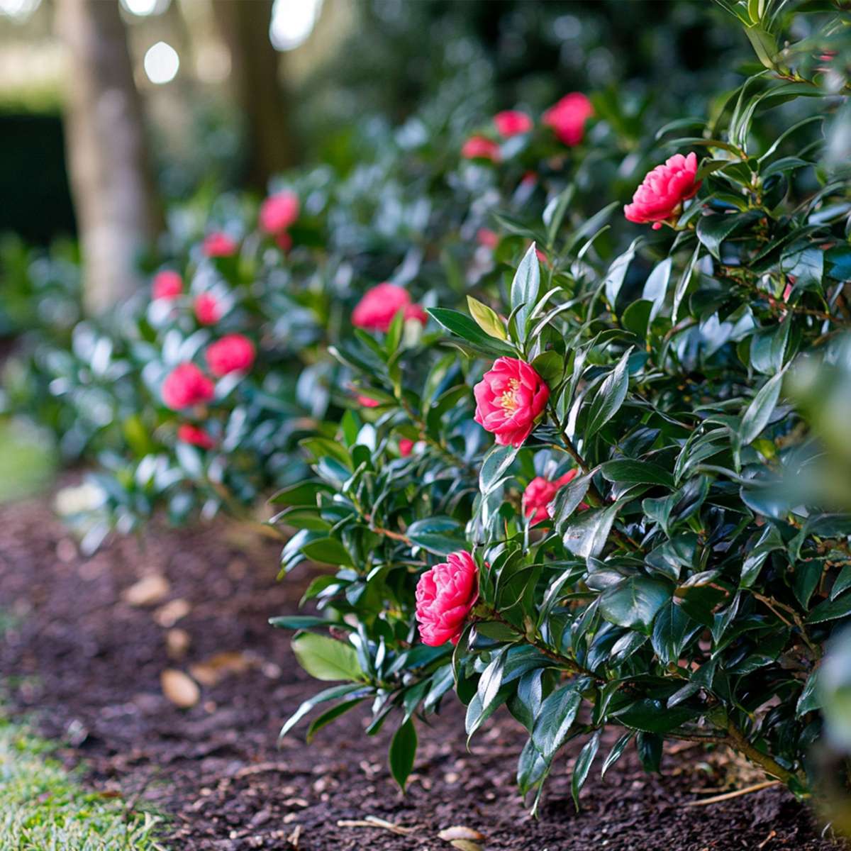 Camellia japonica 'Dr. King' - Japanse Roos