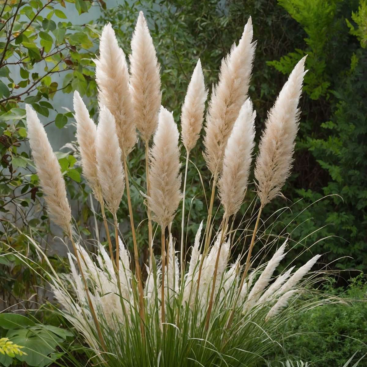 Cortaderia selloana - Set van 3 - Pampasgras - Wit