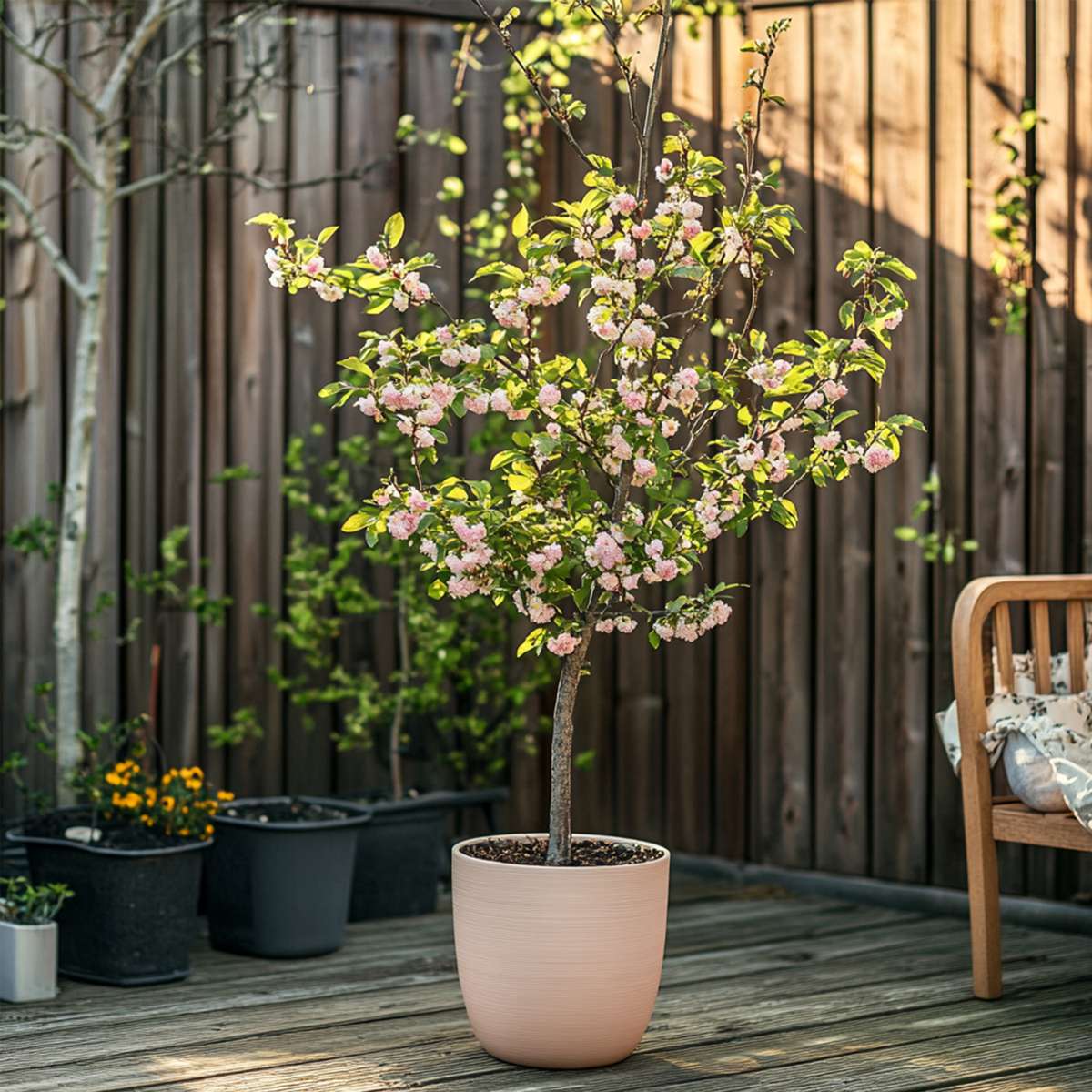 Prunus persica 'Bonanza' - Set van 2 - Dwergperzikboom