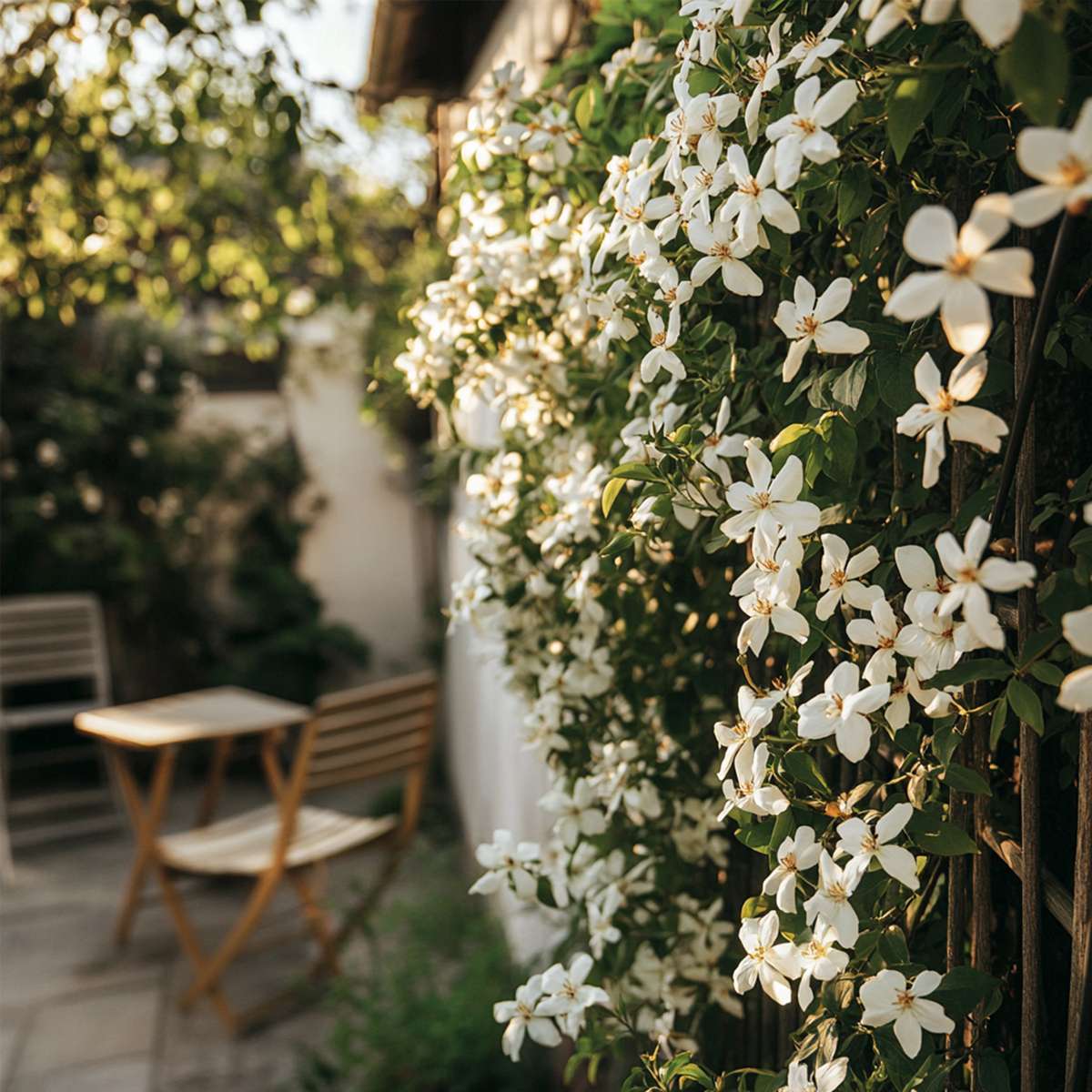 Jasminoides Officinale - Set van 3 - Wit - Jasmijn