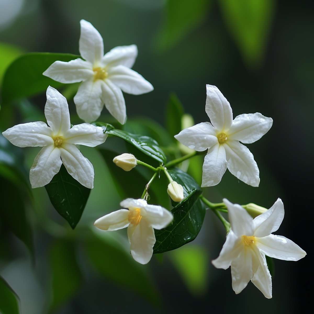 Jasminoides Officinale - Set van 6 - Wit - Jasmijn