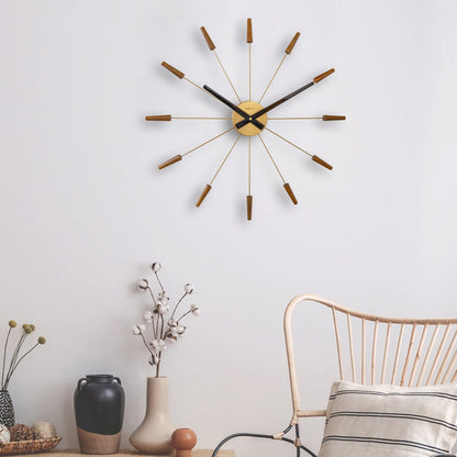 NeXtime Plug Inn Wandklok - Stille loop en uniek design - 58cm