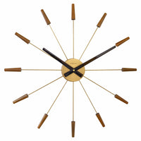 NeXtime Plug Inn Wandklok - Stille loop en uniek design - 58cm