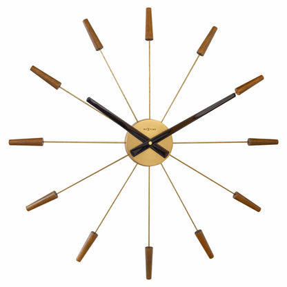 NeXtime Plug Inn Wandklok - Stille loop en uniek design - 58cm